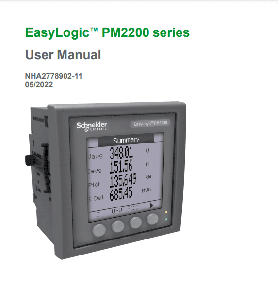 PM2000 Meter Series User Manual Qubits Energy