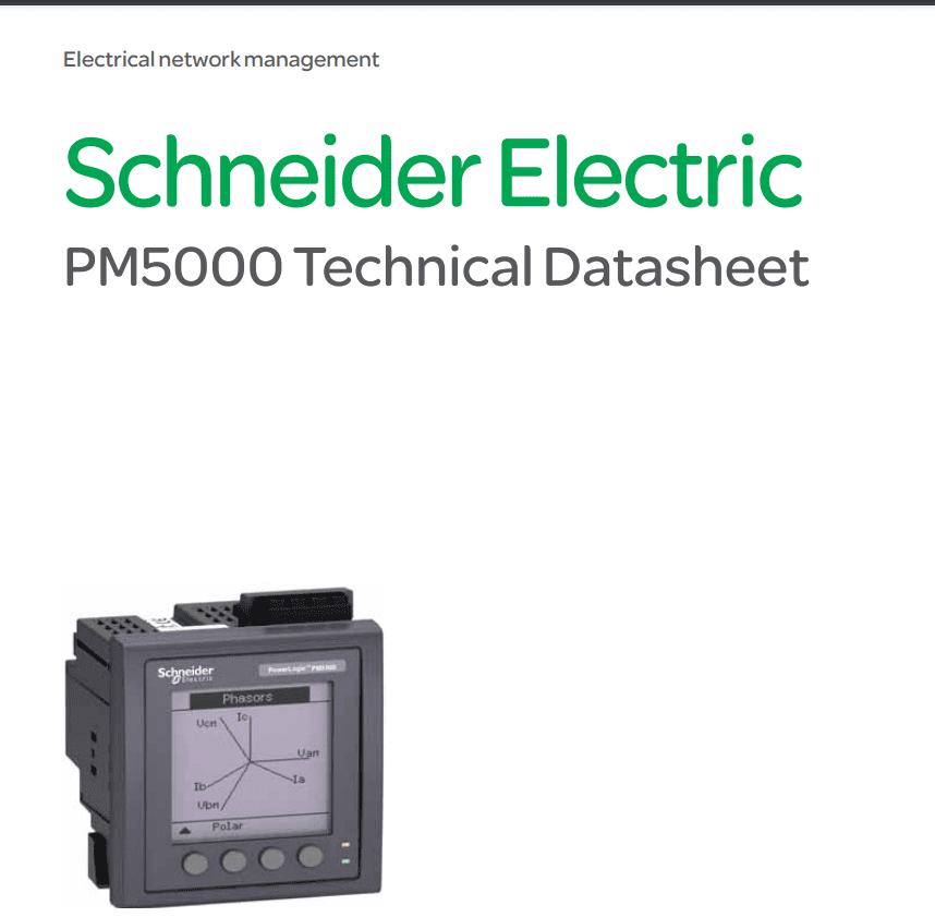 PM5000 Meter Technical Datasheet