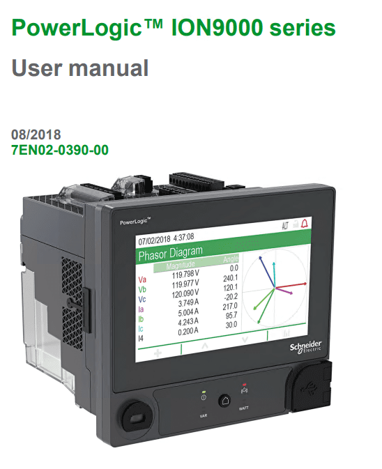 PowerLogic ION9000 series User manual