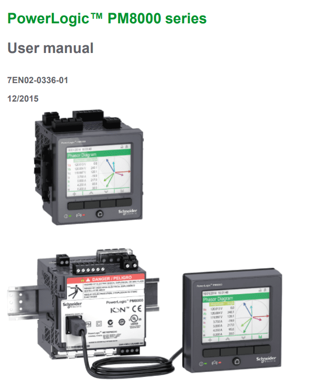PowerLogic™ PM8000 series User manual